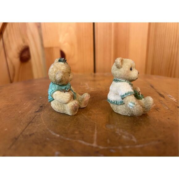 Cherished Teddies 1998 Good Luck Charm Duo (2 pc lot) 476943 Collector Teddy (82 - Picture 4 of 8